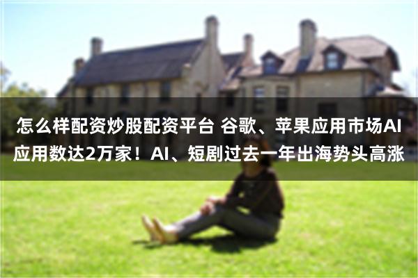 怎么样配资炒股配资平台 谷歌、苹果应用市场AI应用数达2万家！AI、短剧过去一年出海势头高涨