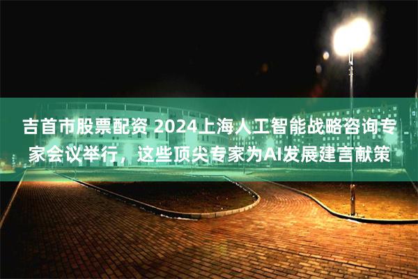 吉首市股票配资 2024上海人工智能战略咨询专家会议举行，这些顶尖专家为AI发展建言献策