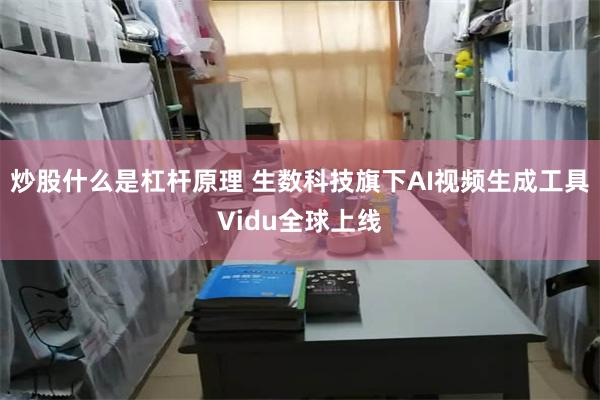 炒股什么是杠杆原理 生数科技旗下AI视频生成工具Vidu全球上线