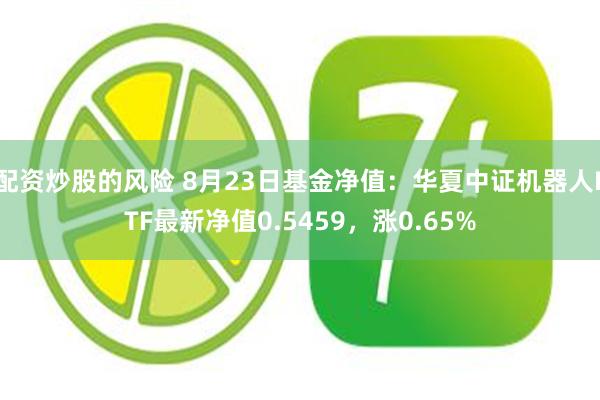 配资炒股的风险 8月23日基金净值：华夏中证机器人ETF最新净值0.5459，涨0.65%